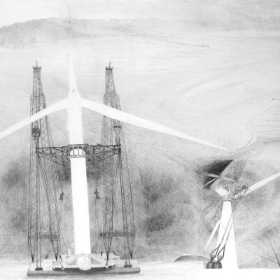 Large Working Drawing No 6 – The launch, Cromarty Firth Large Working Drawing No 6 – The launch, Cromarty Firth