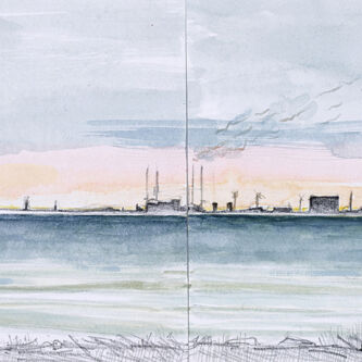 Copenhagen from Landskrona Copenhagen from Landskrona