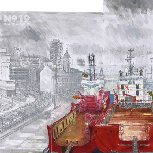 View from Market Street, Aberdeen Harbour View from Market Street, Aberdeen Harbour