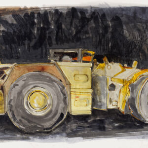 Bogger in tunnel Henty