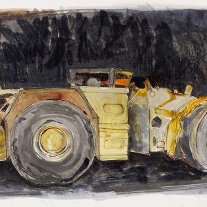 Bogger in tunnel Henty