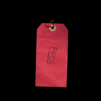 Piper Alpha Platform’s luggage tag Piper Alpha Platform’s luggage tag