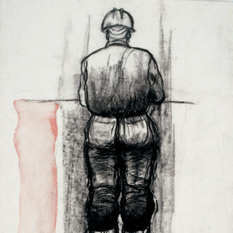 Preparatory drawing central figure Preparatory drawing central figure