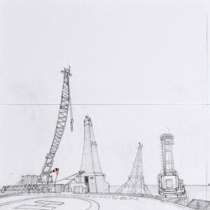 Looking south onto Brent Field, Murchison’s helideck Looking south onto Brent Field, Murchison’s helideck