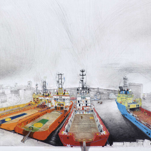 View from Market Street, Aberdeen Harbour, 2015 View from Market Street, Aberdeen Harbour, 2015