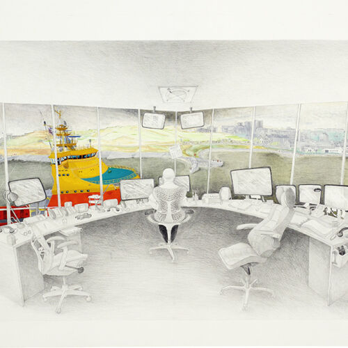 View from Control Tower, North Pier Aberdeen Harbour View from Control Tower, North Pier Aberdeen Harbour