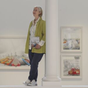 Sue Jane Taylor at the opening of Age of Oil, Photographer: ©Neil Hanna Photography