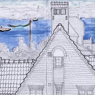 View from Hjördis’s window, Helsingborg View from Hjördis’s window, Helsingborg